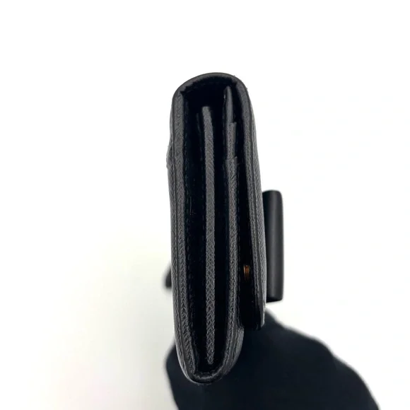 Prada Black Saffiano Leather Wallet - Picture 4 of 11